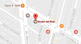 Kinder del Real Ubicación